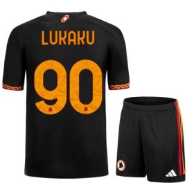 Koszulka AS Roma Lukaku 90 Dziecięcy Trzeci 2023-24 Koszulki Piłkarskie Krótki Rękaw